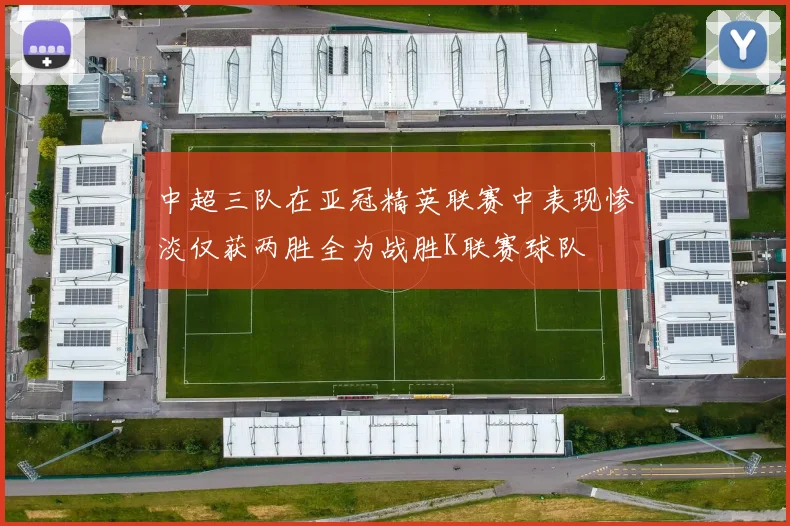 中超三队在亚冠精英联赛中表现惨淡仅获两胜全为战胜K联赛球队