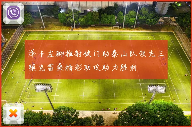 泽卡左脚推射破门助泰山队领先三镇克雷桑精彩助攻助力胜利